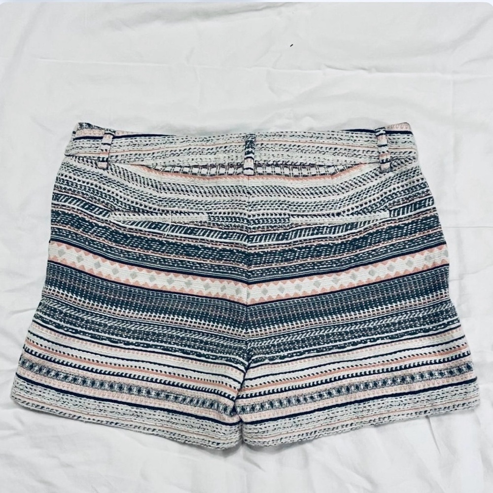 Katherine Barclay Striped Women Shorts - Blue, Pink, White